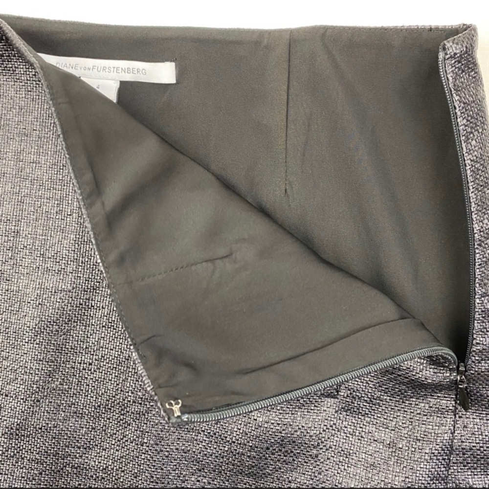 Diane von Furstenberg Elley Mini Skirt Black Pink - Picture 3 of 7